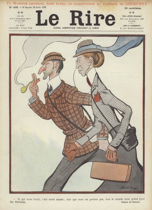 Illustratie voor Le Rire door Francisco Sancha y Lengo