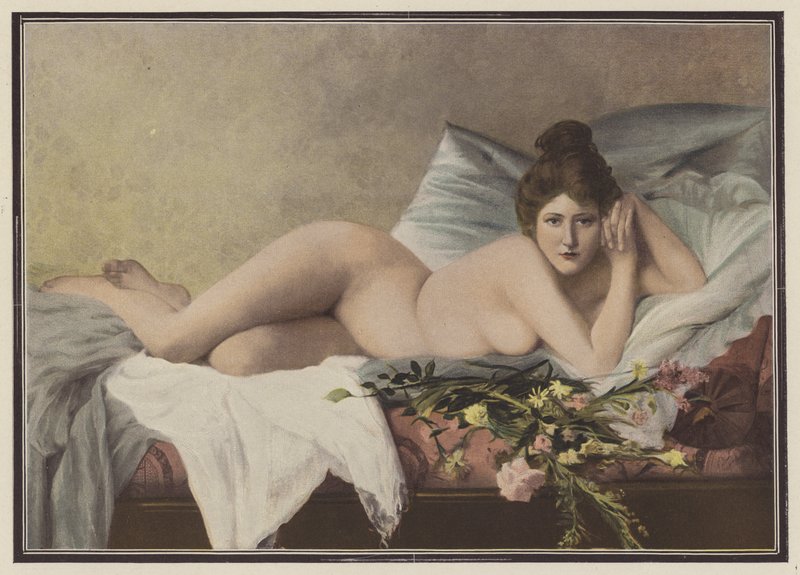Verwelkte bloemen van een minnaar door Francois Maurice Lard