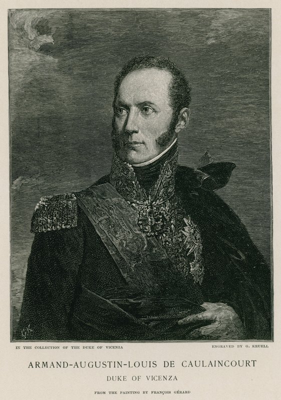 Armand-Augustin-Louis de Caulaincourt door Francois Pascal Simon Gerard
