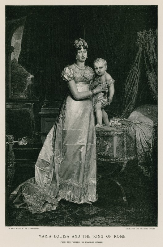 Maria Louisa en de Koning van Rome door Francois Pascal Simon Gerard