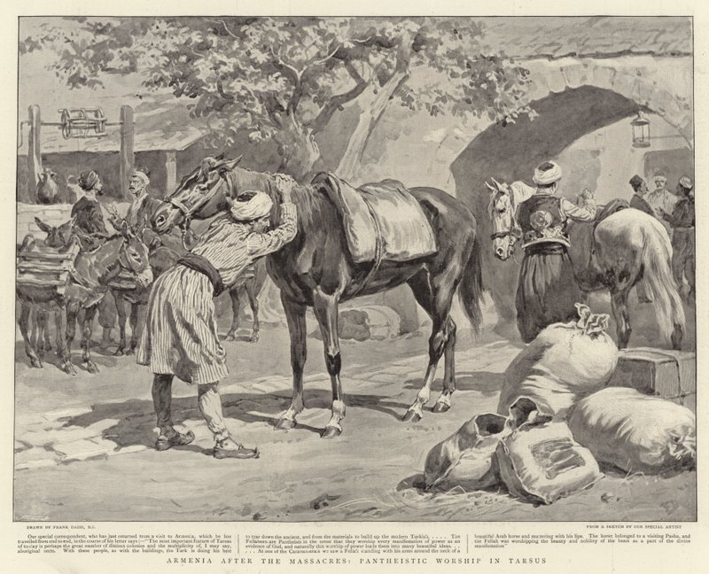 Armenië na de Massamoorden, Pantheïstische Aanbidding in Tarsus door Frank Dadd