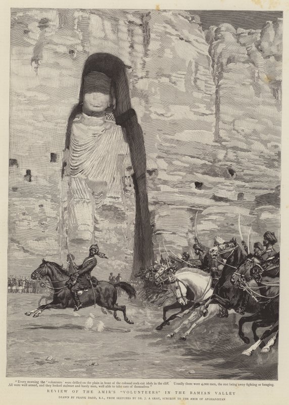 Review van de vrijwilligers van de Amir in de Bamian Vallei door Frank Dadd