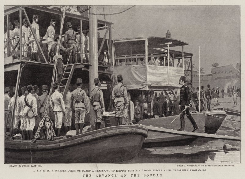 De opmars naar Soedan door Frank Dadd