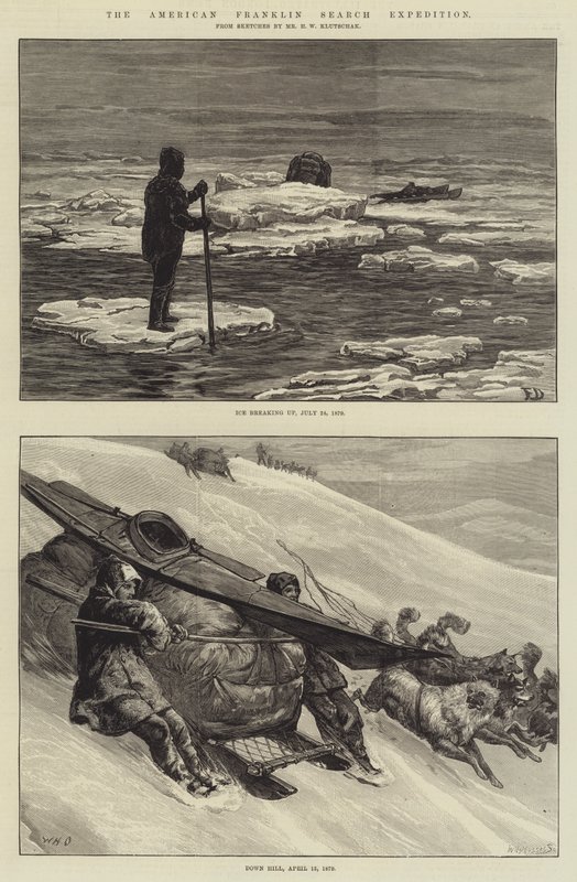 De Amerikaanse Franklin Zoekexpeditie door Frank Dadd