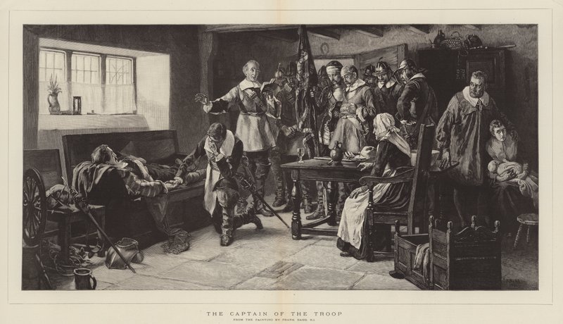 De kapitein van de troep door Frank Dadd