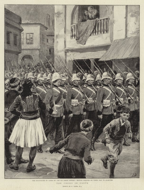 De Crisis op Kreta door Frank Dadd