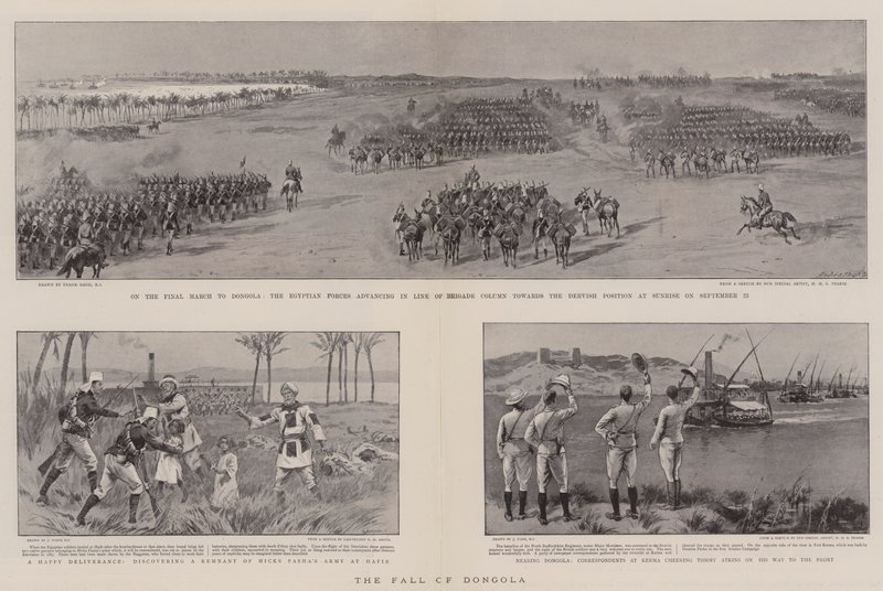 De Val van Dongola door Frank Dadd