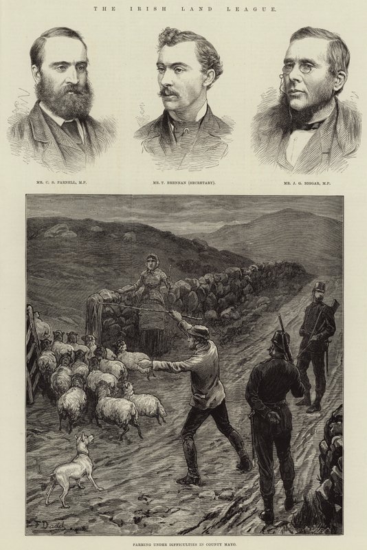 De Ierse Land Liga door Frank Dadd