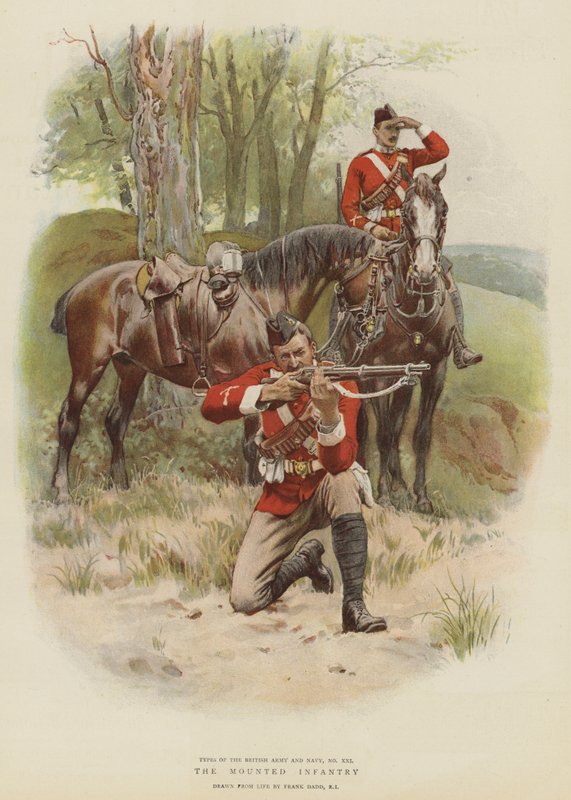De bereden infanterie door Frank Dadd