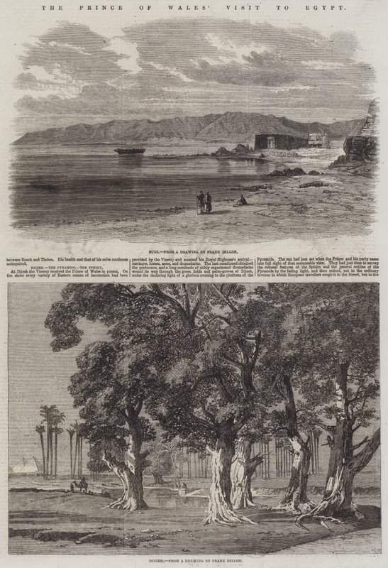 Het Bezoek van de Prins van Wales aan Egypte door Frank Dillon