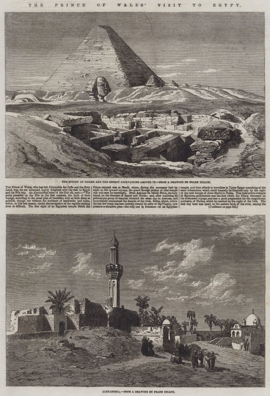 Het Bezoek van de Prins van Wales aan Egypte door Frank Dillon