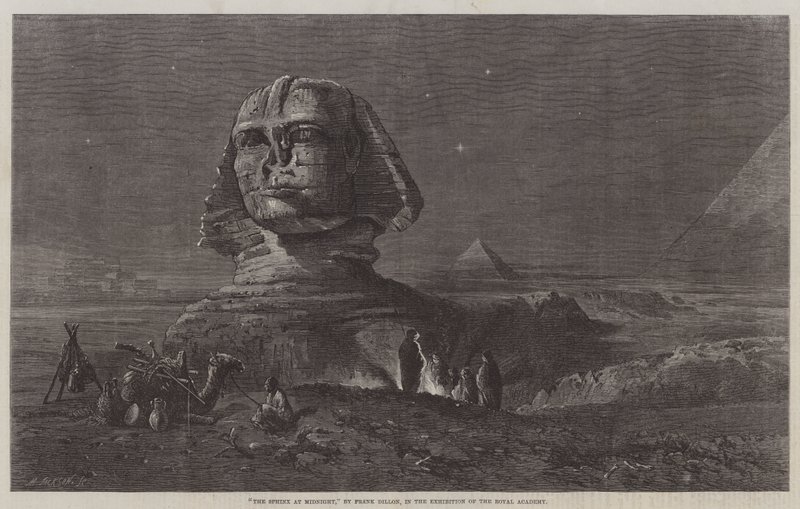 De Sfinx om Middernacht, in de Tentoonstelling van de Koninklijke Academie door Frank Dillon