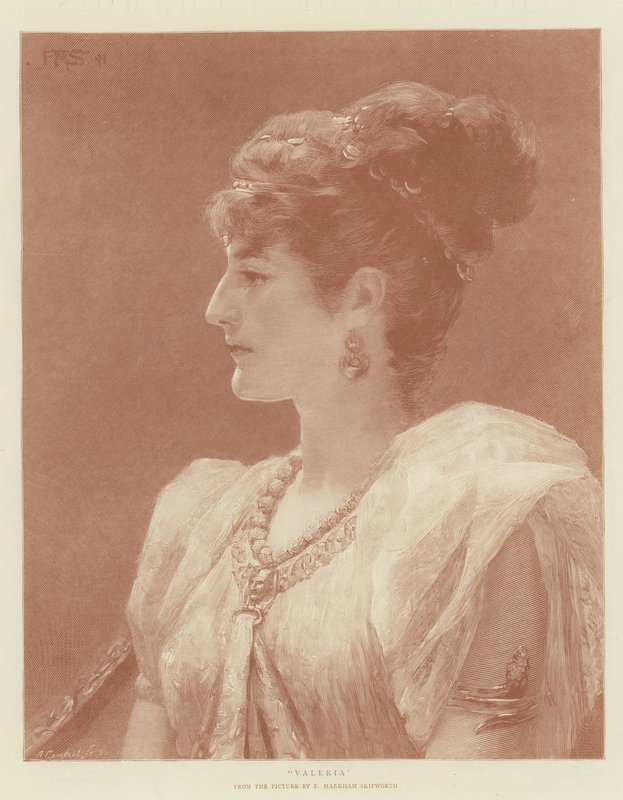 Valeria door Frank Markham Skipworth