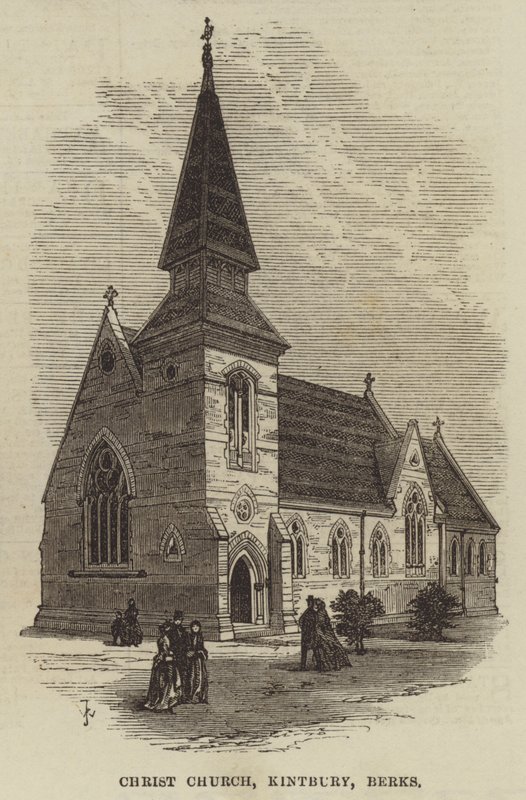 Christ Church, Kintbury, Berks door Frank Watkins