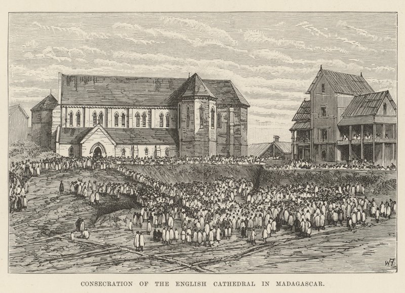 Inwijding van de Engelse Kathedraal in Madagaskar door Frank Watkins