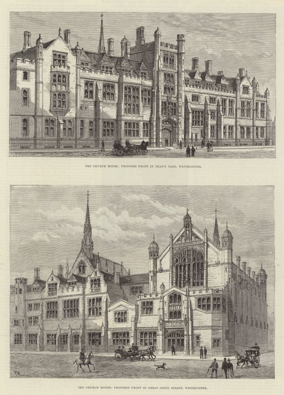 Schetsen van Westminster door Frank Watkins