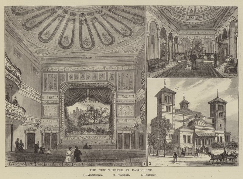 Het Nieuwe Theater in Eastbourne door Frank Watkins