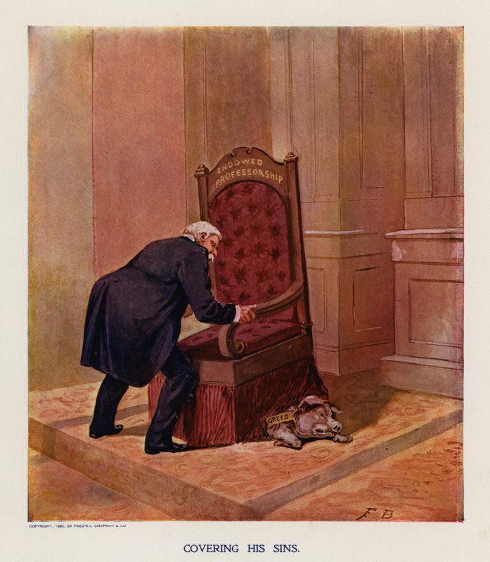 Zijn zonden bedekken (kleurenlitho) door Frank Beard