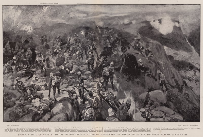 Onder een Hagel van Granaten, Major Thorneycroft