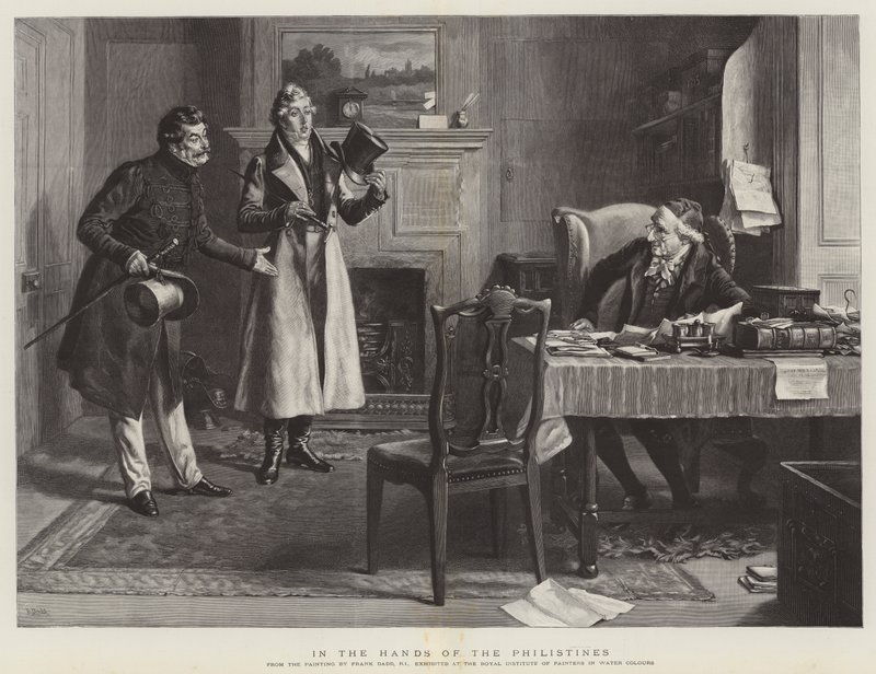 In De Handen Van De Filistijnen door Frank Dadd