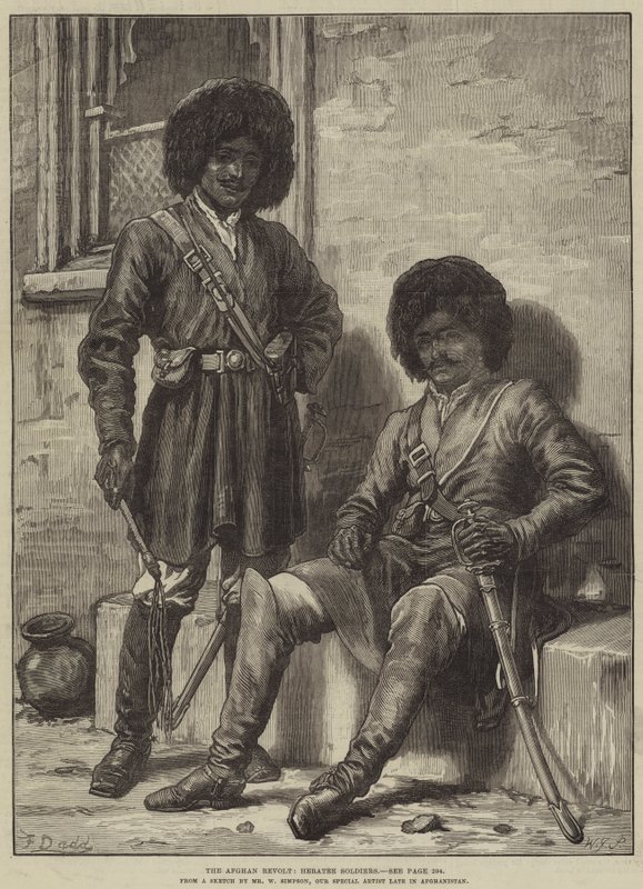 De Afghaanse opstand, Heratee soldaten door Frank Dadd