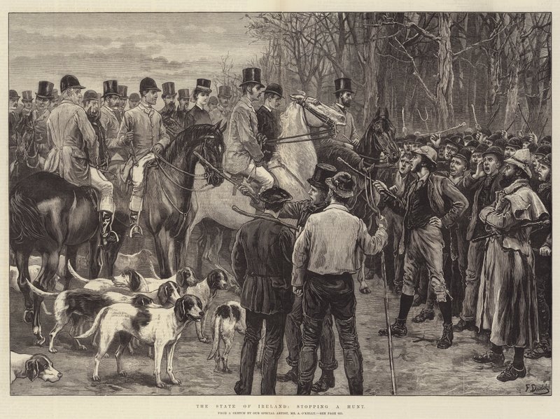 De Staat van Ierland, het stoppen van een Jacht door Frank Dadd