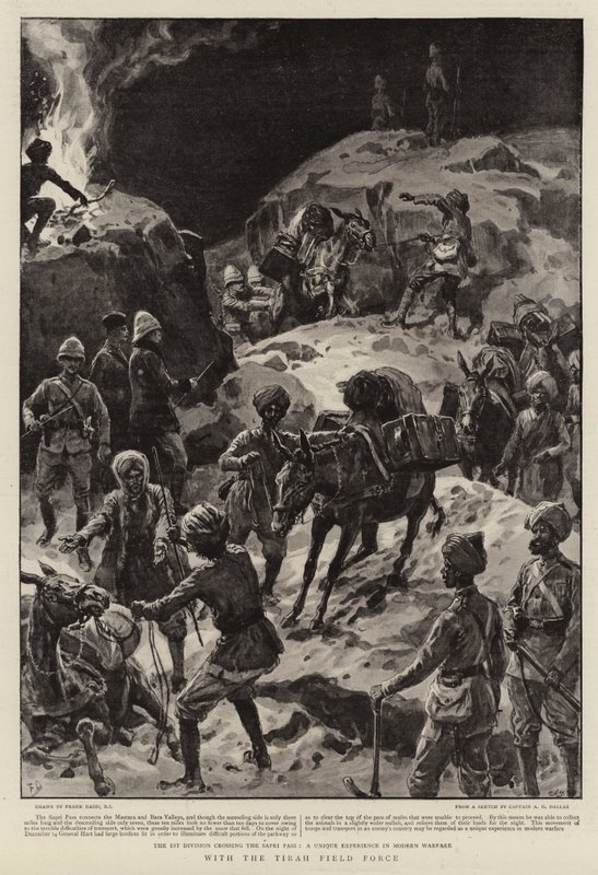 Met de Tirah Veldmacht door Frank Dadd