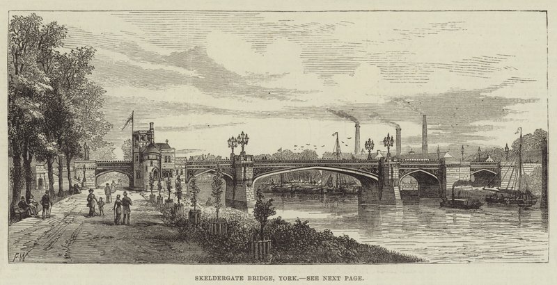 Skeldergate Brug, York door Frank Watkins