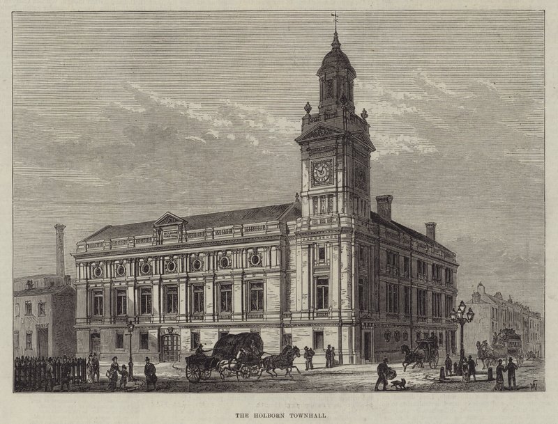 Het Holborn Stadhuis door Frank Watkins
