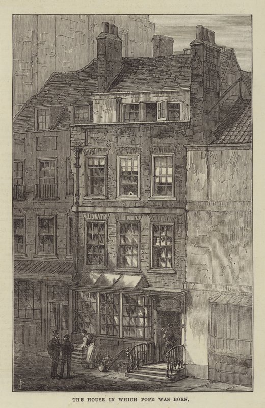 Het huis waarin Pope werd geboren door Frank Watkins