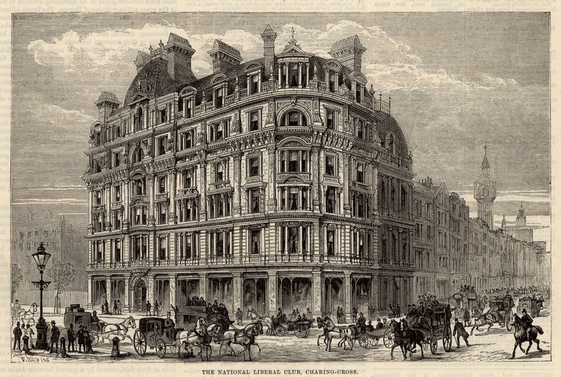 De National Liberal Club, Charing Cross, Londen door Frank Watkins