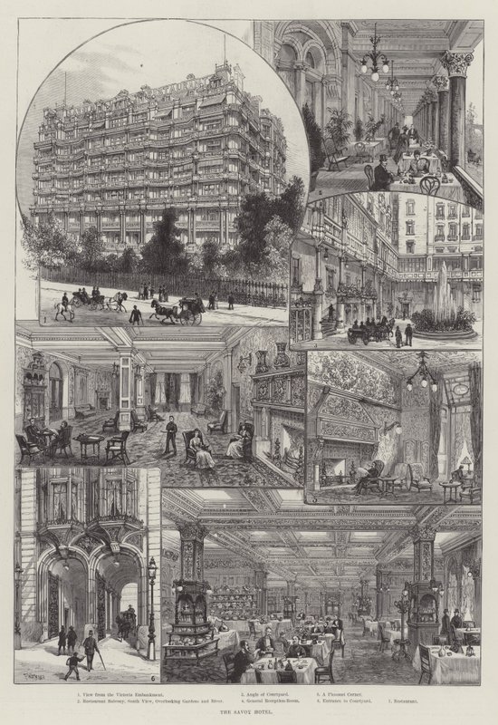 Het Savoy Hotel door Frank Watkins
