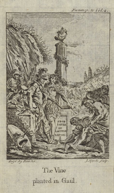 De Wijnstok Geplant in Gallië door François Boucher