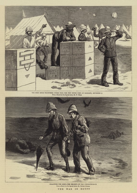 De oorlog in Egypte door Frederic Villiers