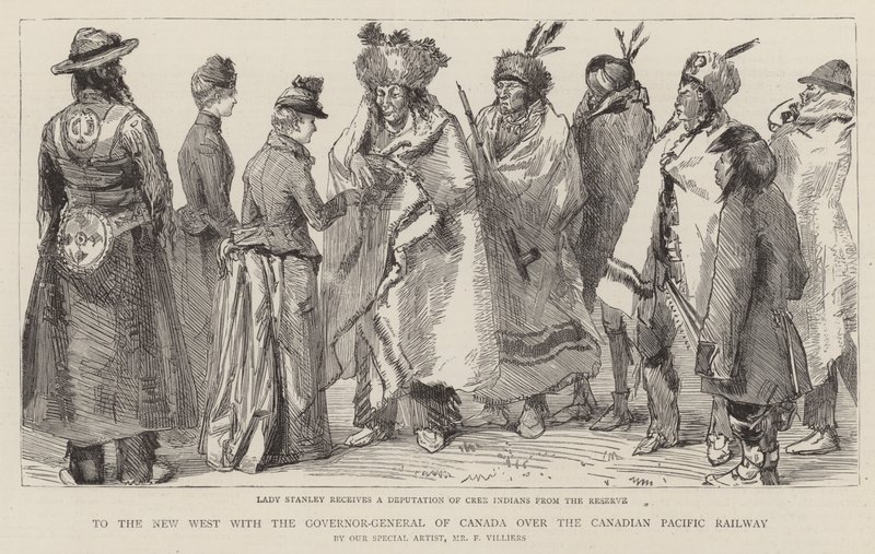 Naar het Nieuwe Westen met de Gouverneur-Generaal van Canada over de Canadian Pacific Railway door Frederic Villiers