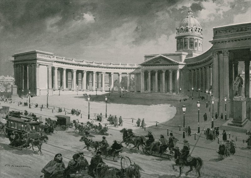 Kazan Kathedraal door Frederic de Haenen