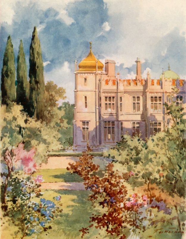 Koninklijk Paleis, Livadia, Krim door Frederic de Haenen
