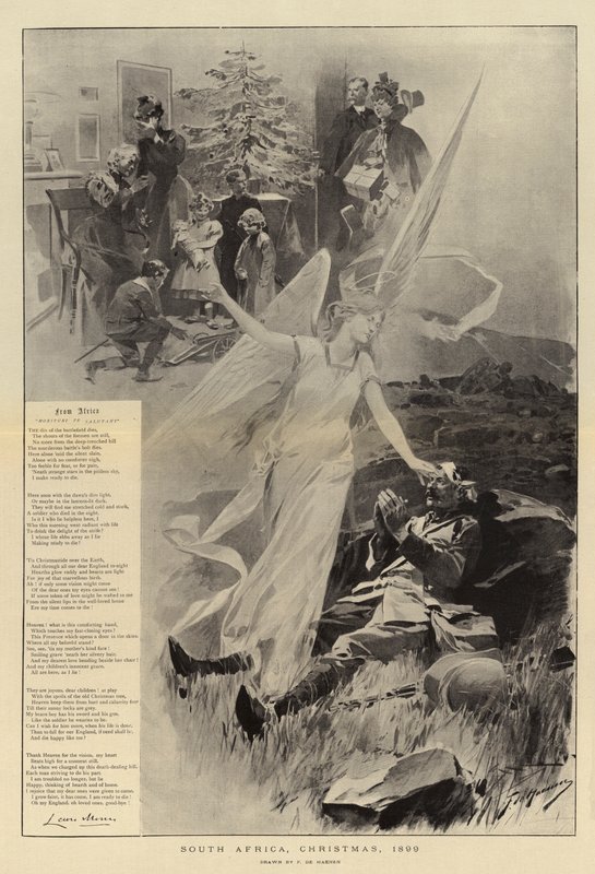 Zuid-Afrika, Kerstmis, 1899 door Frederic de Haenen