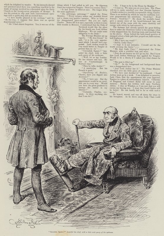 Een kwestie van diplomatie, door Arthur Conan Doyle door Frederick Barnard
