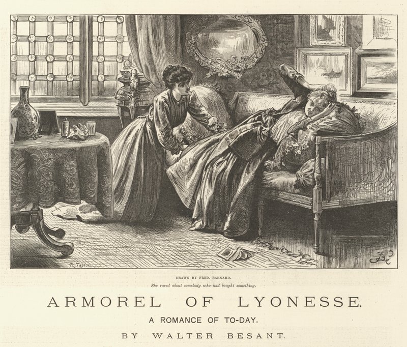 Armorel van Lyonesse, Een Romantiek van Vandaag, door Walter Besant door Frederick Barnard