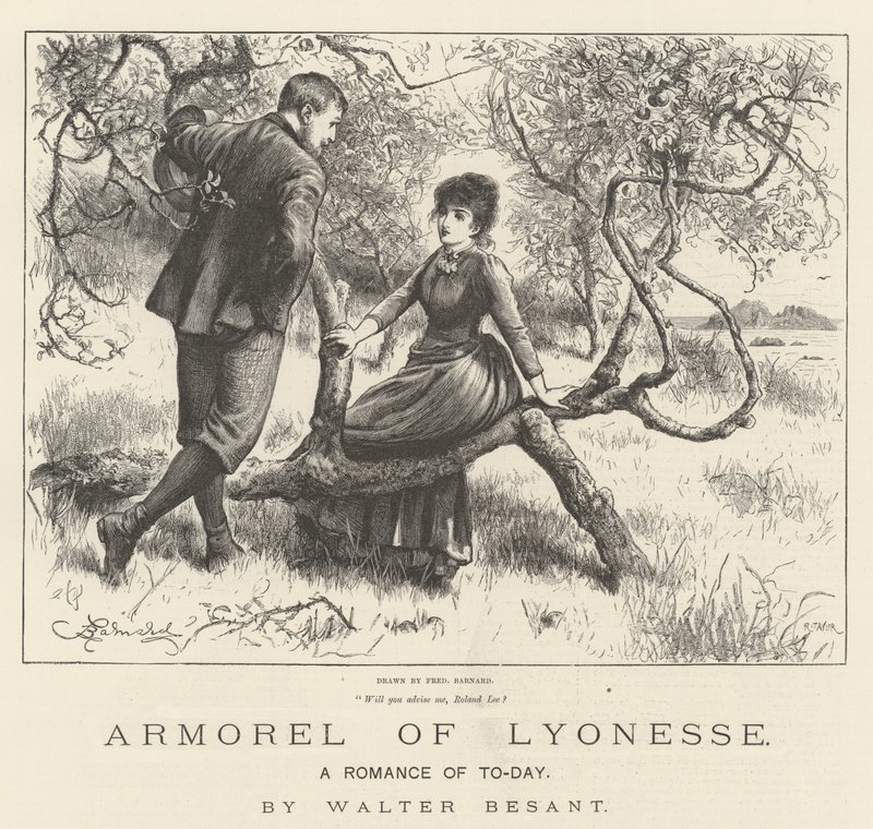 Armorel van Lyonesse, Een Romantiek van Vandaag, door Walter Besant door Frederick Barnard