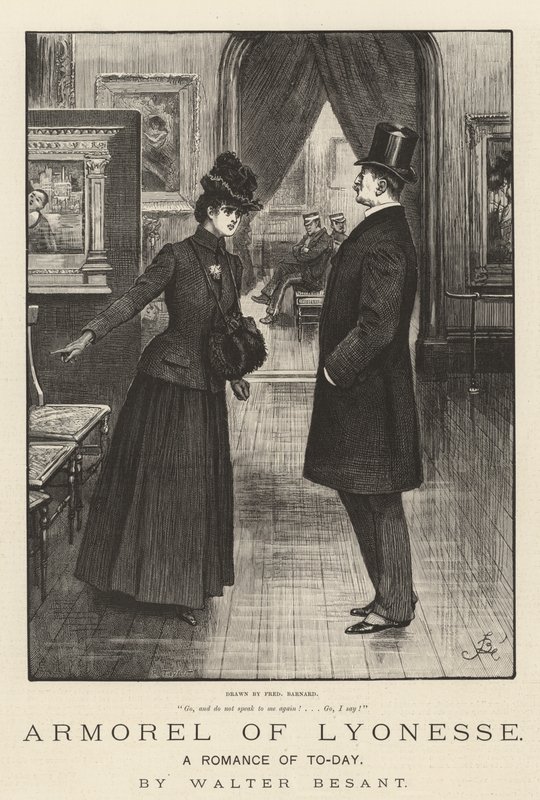 Armorel van Lyonesse, Een Romantiek van Vandaag, door Walter Besant door Frederick Barnard