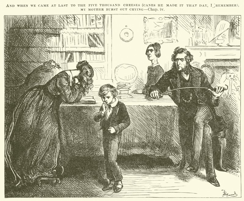 Illustratie voor David Copperfield door Frederick Barnard