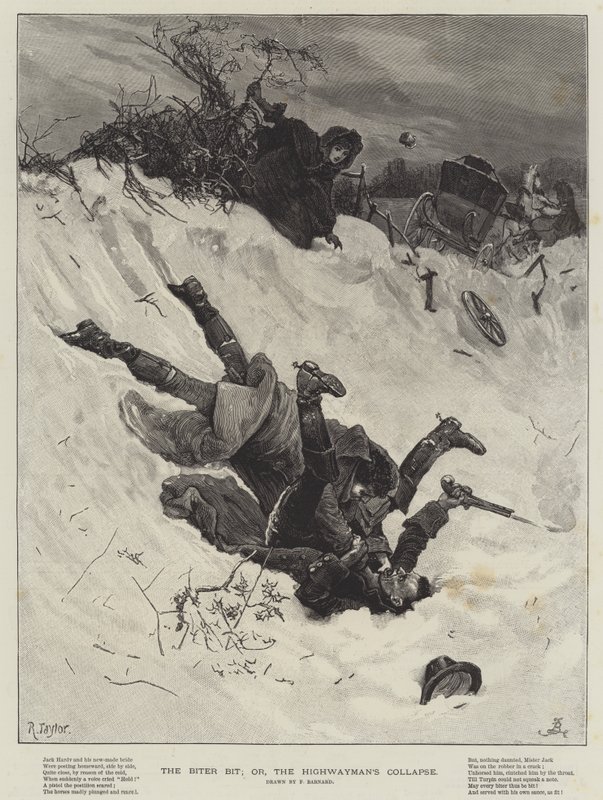 De bijter gebeten; of, de ineenstorting van de snelwegman door Frederick Barnard