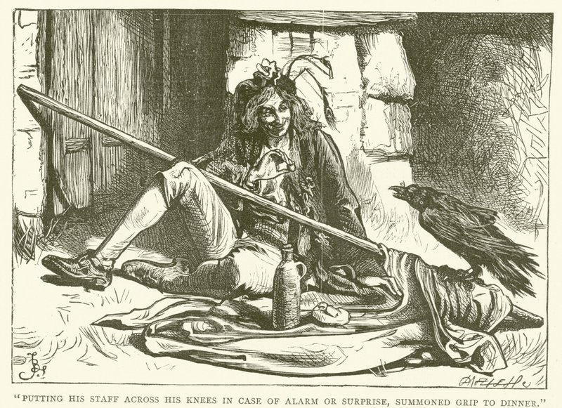 Illustratie voor Barnaby Rudge door Frederick L. Bernard