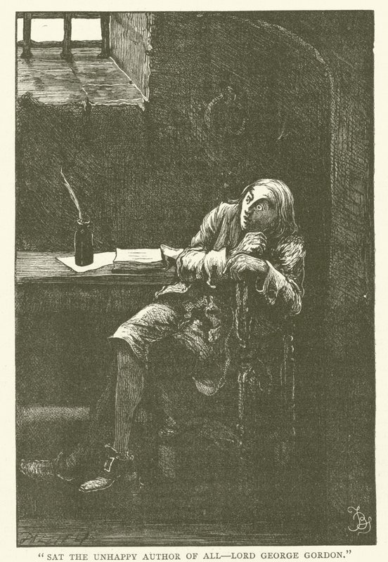 Illustratie voor Barnaby Rudge door Frederick L. Bernard