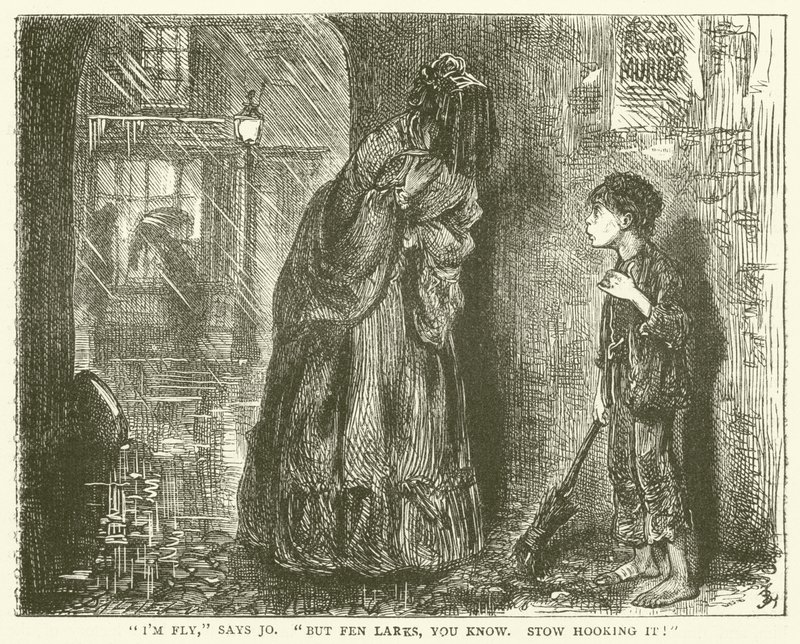 Illustratie voor Bleak House door Frederick L. Bernard