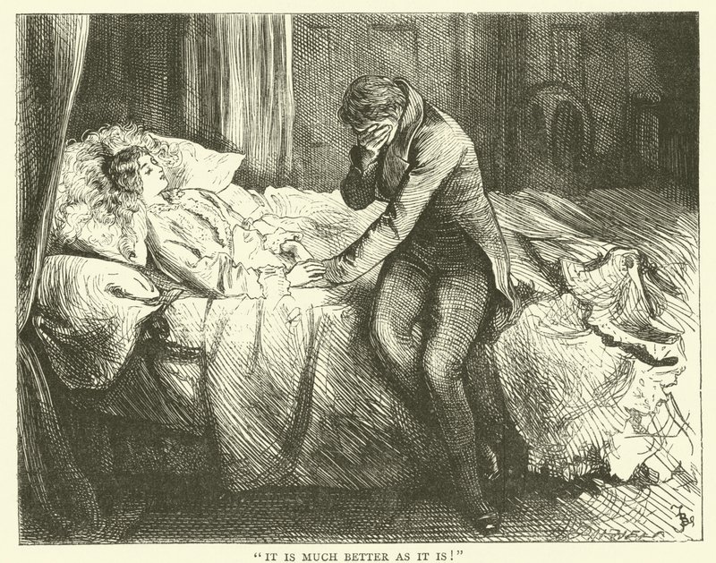 Illustratie voor David Copperfield door Frederick L. Bernard