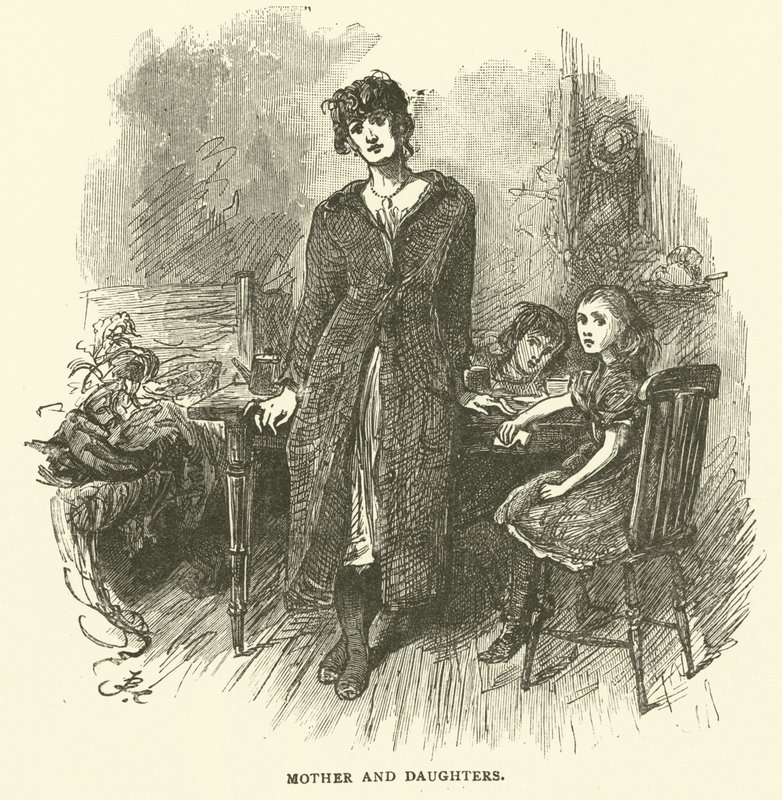 Moeder en dochters door Frederick L. Bernard