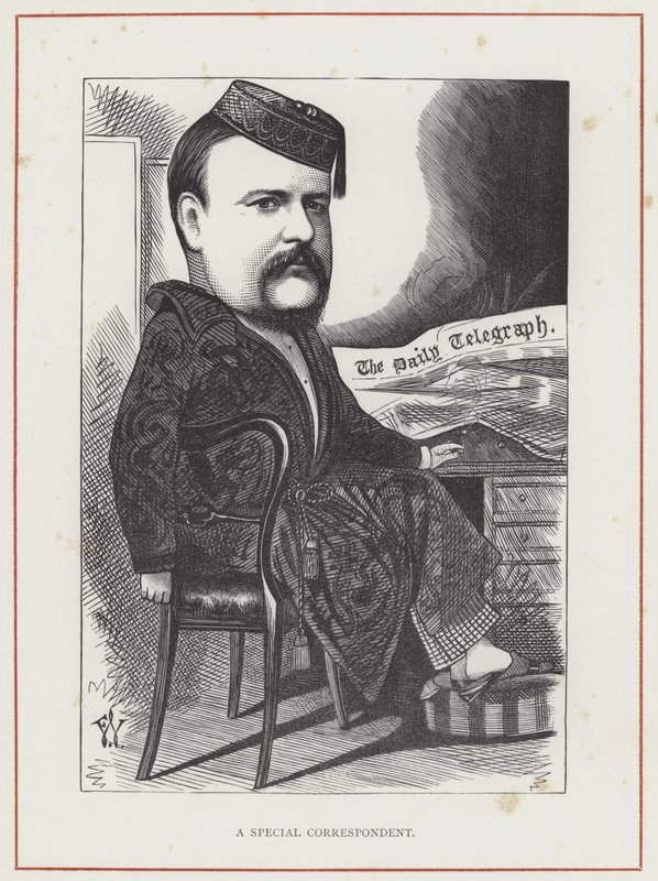 George Augustus Sala door Frederick Waddy